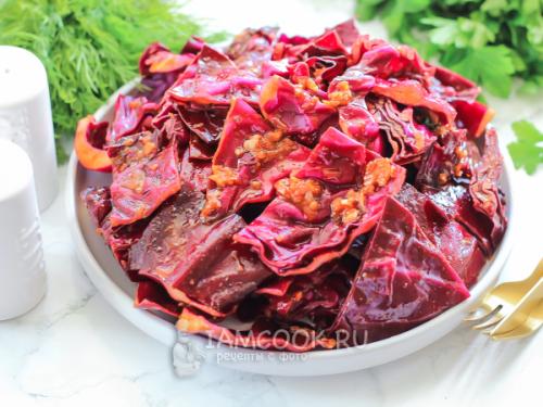 Какие блюда можно приготовить с красной маринованной капустой
