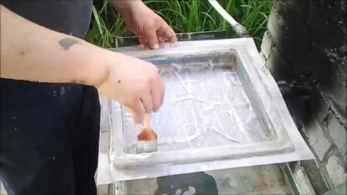 Тротуарная плитка своими руками без вибростола. Инструкция по изготовлению