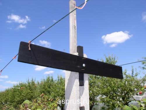 Как изготовить основу шпалеры для малины